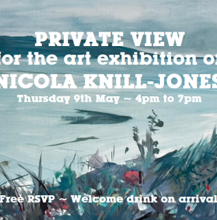 Private View for the Art Exhibition of Nicola Knill-Jones